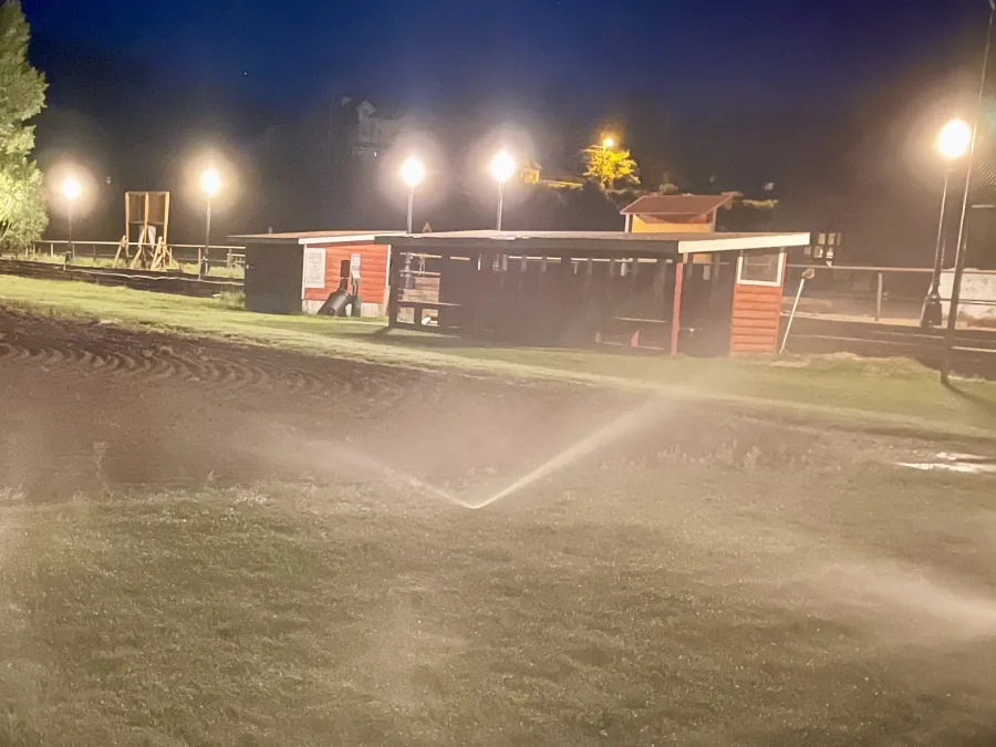 Sprinkler turned on at 4:30 a.m.