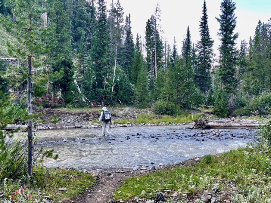 Fording Eagle Creek
