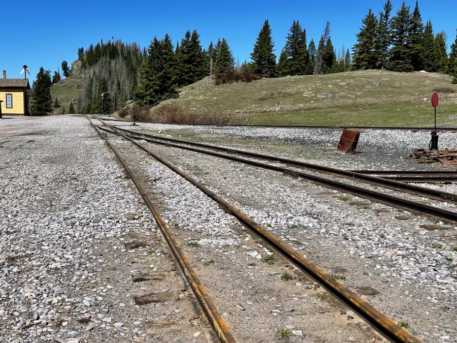 Cumbres & Toltec Scenic Railroad tracks at Cumbres Pass