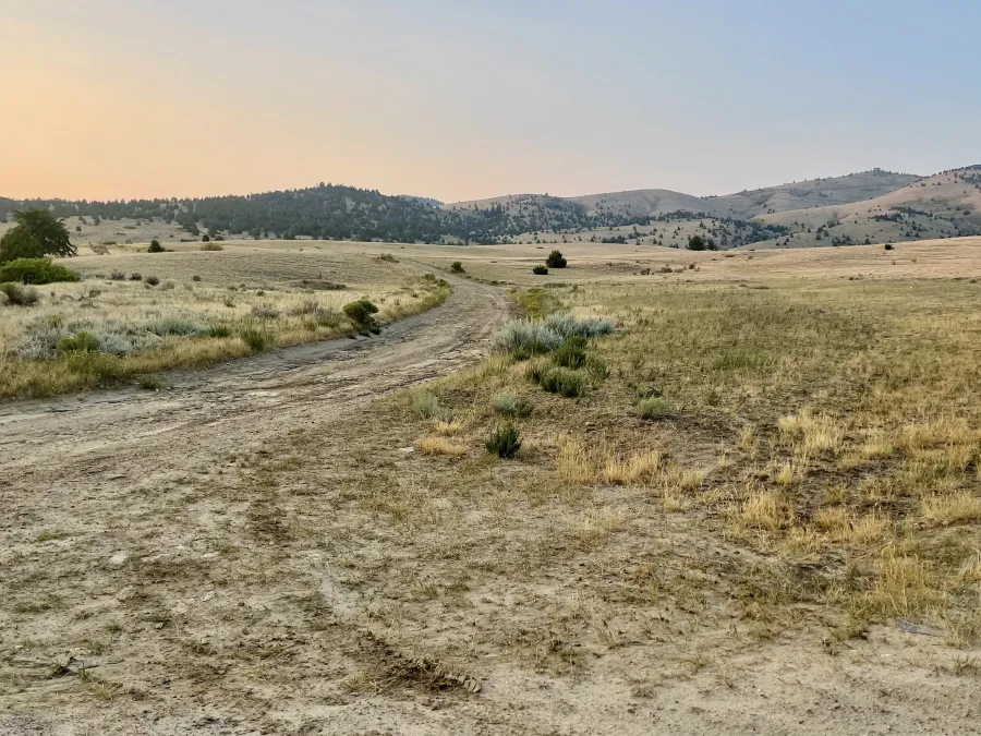 Rolling foothills of the Tobacco Root Mountains