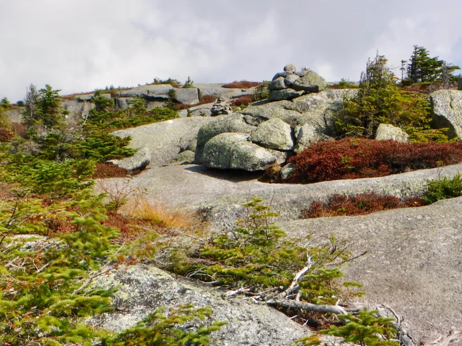Final ascent of Saddleback Mountain