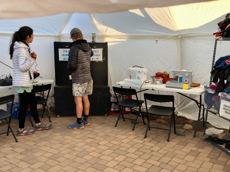 Hiker Heaven recharge and repair tent