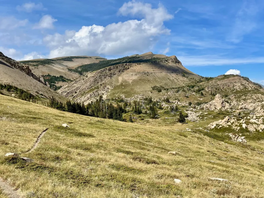 Looking back to Scenic Point
