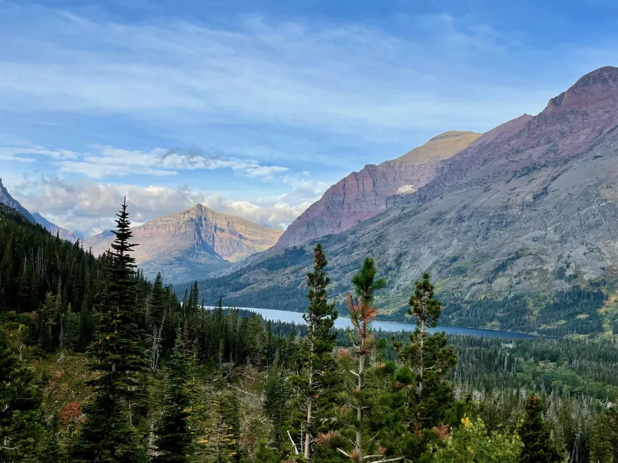 Lower Two Medicine Lake and Rising Wolf Mountain