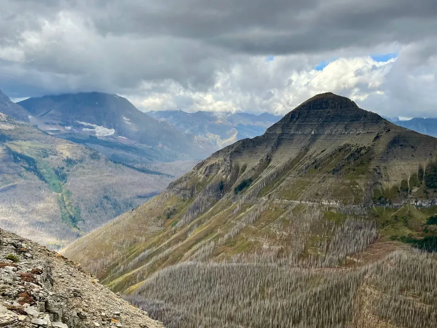 A view of Tinkham Mountain from Mount Morgan