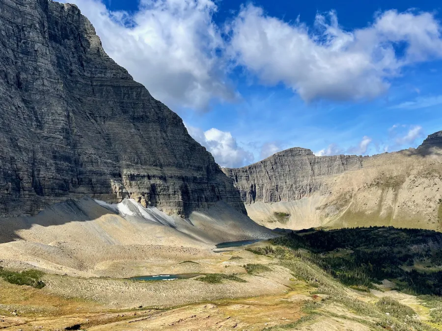 A shelf below Triple Divide Peak
