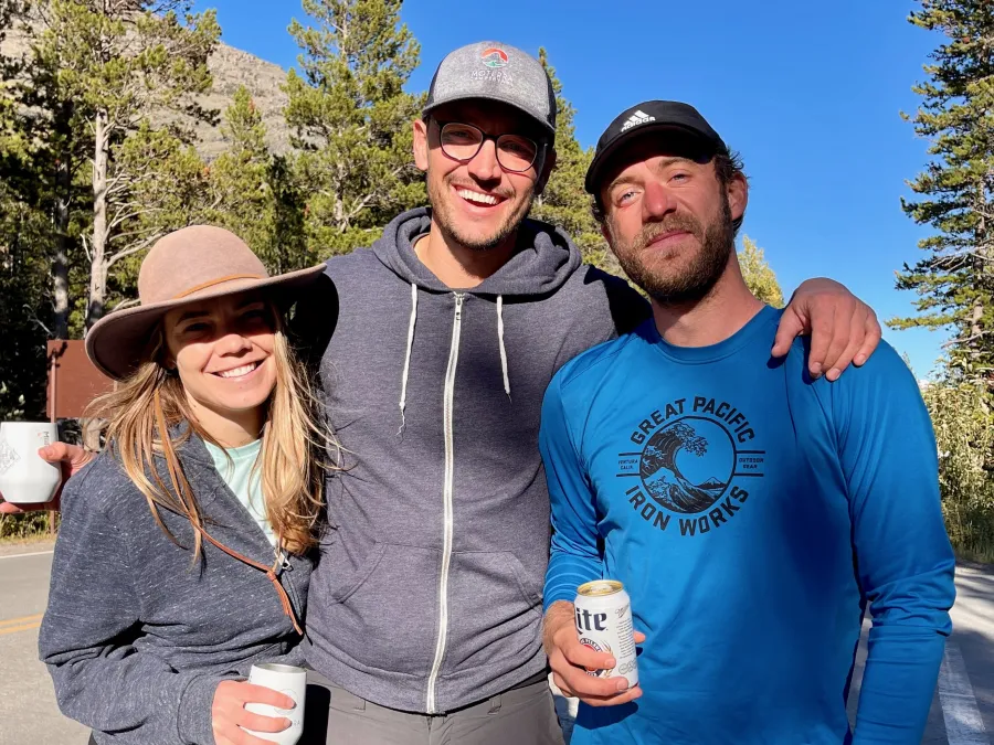 Trevor, Anthea, and Tim