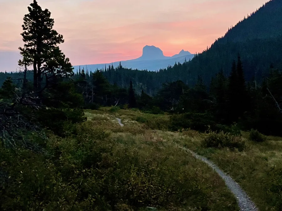 The sky at dawn