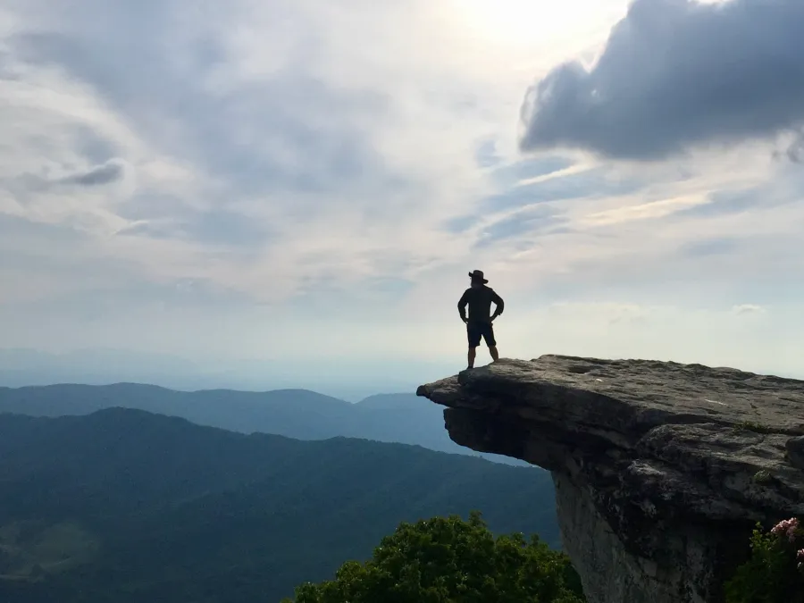 Gravity at McAfee Knob