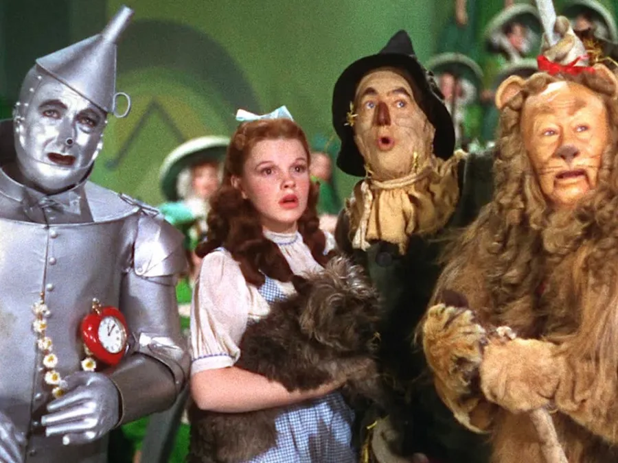 A scene from the movie The Wizard of Oz