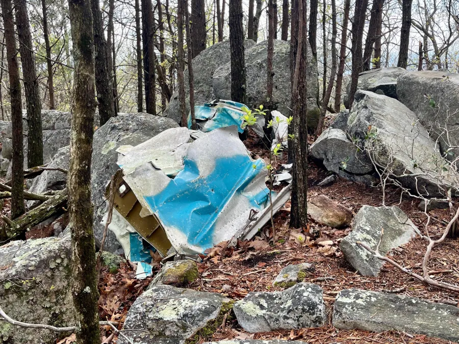 Plane crash site