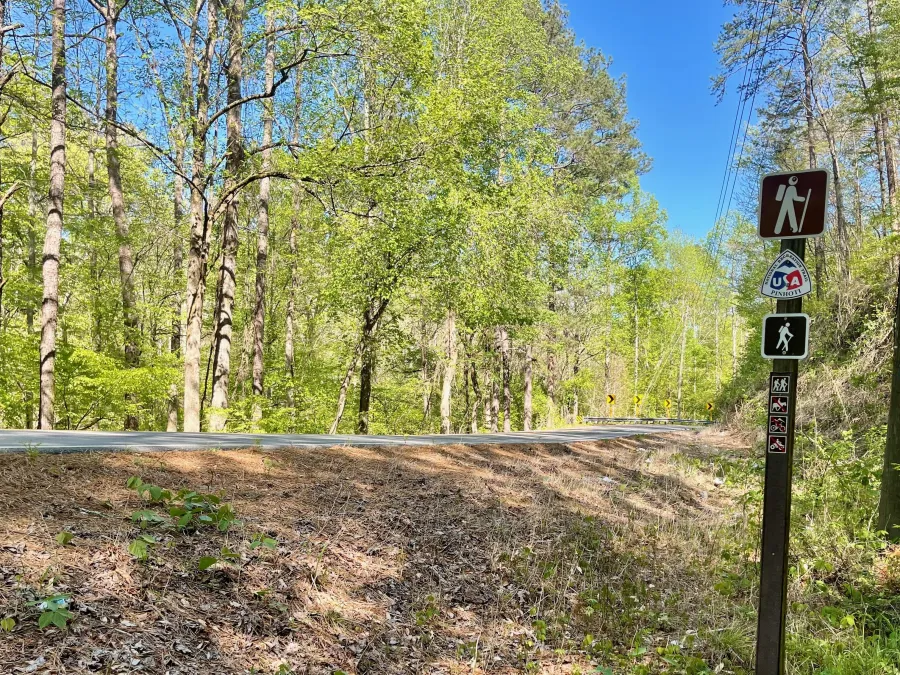 Trail signs at County Road 24