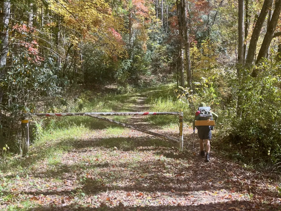 Leaving Appletree Group Campground