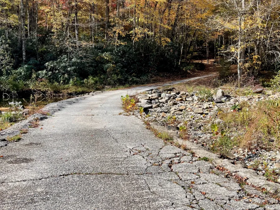 A concrete ford