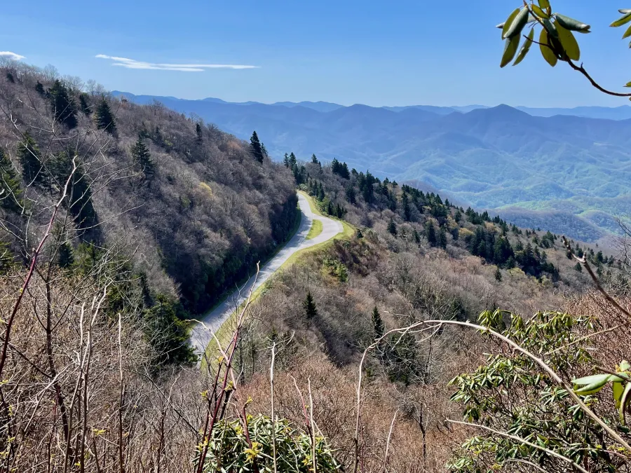 A view of the Blue Ridge Parkway