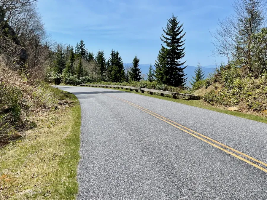 Crossing the Blue Ridge Parkway