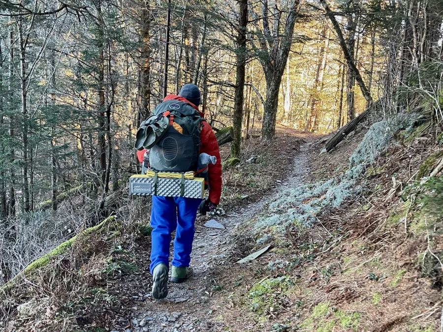 Polecat hikes on the Appalachian Trail