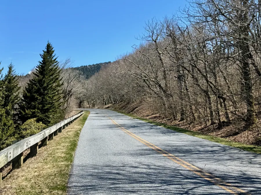 The Blue Ridge Parkway at Balsam Gap