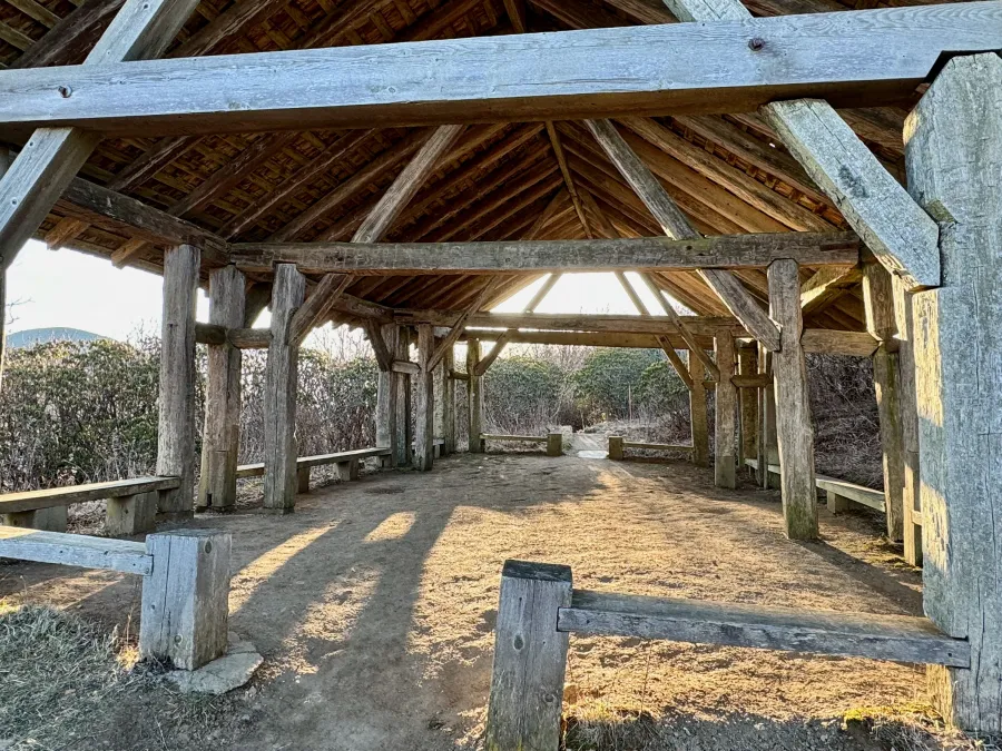 The CCC pavilion at Craggy Gardens