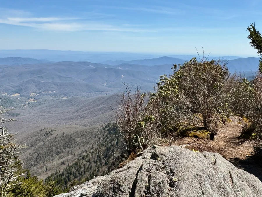 A view from a rock outcropping near Gibbs Mountain