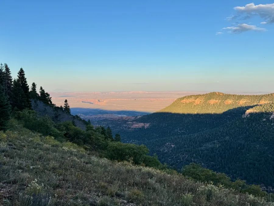 A view of the East Rim of the Grand Canyon