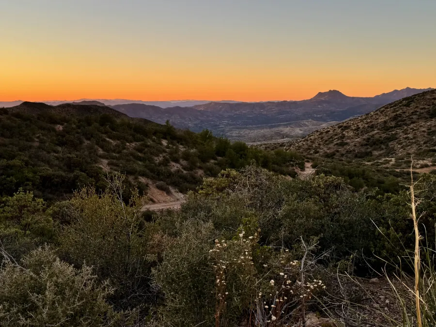 Dusk at the Mazatzal Mountains