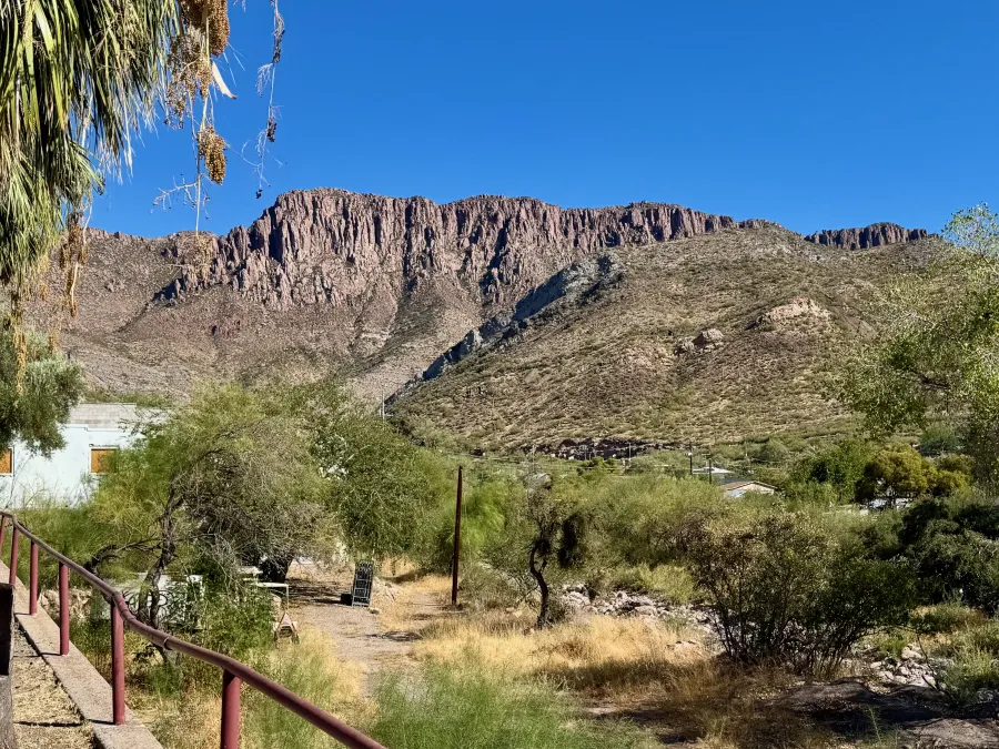 A view of Apache Leap from a street in Superior