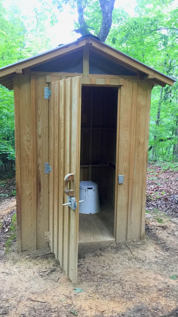Privy at Cove Mountain Shelter