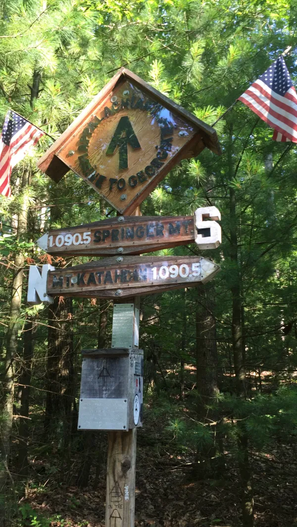 Old halfway marker