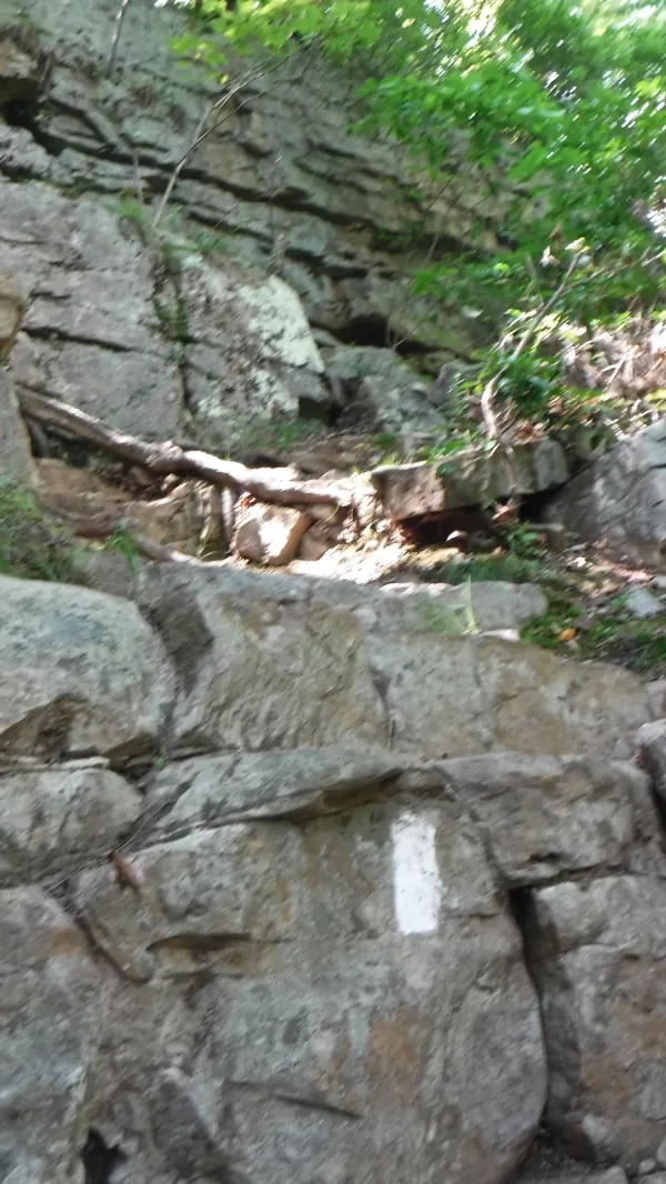 Rocky climb