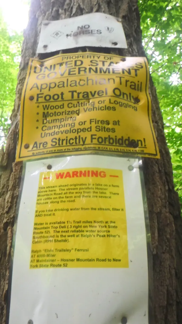 Water quality warning