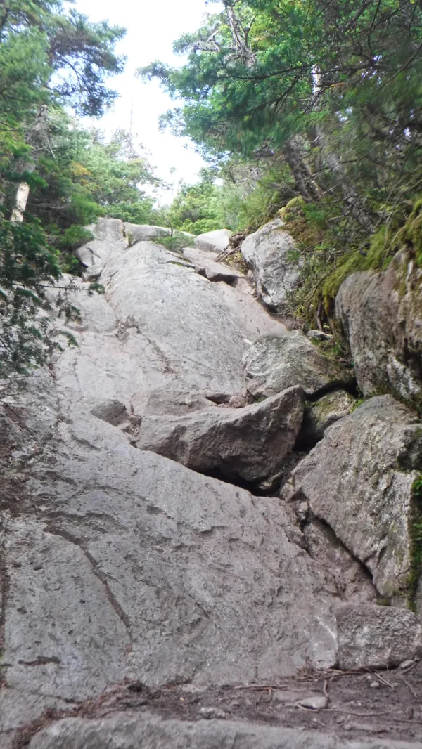 Rock scramble up Mt. Jackson