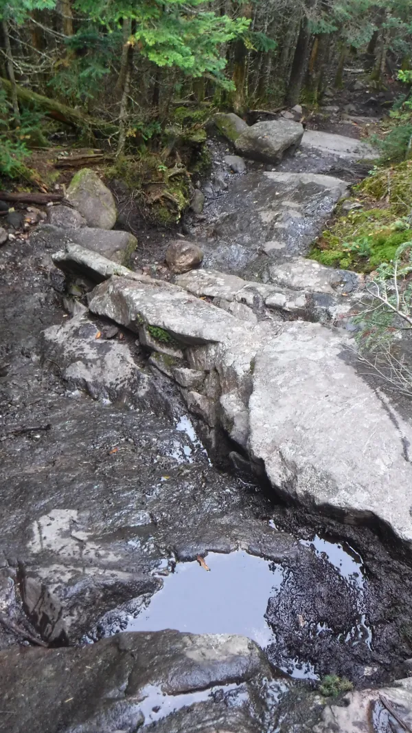 Descent from Fulling Mill Mountain to Mahoosuc Notch