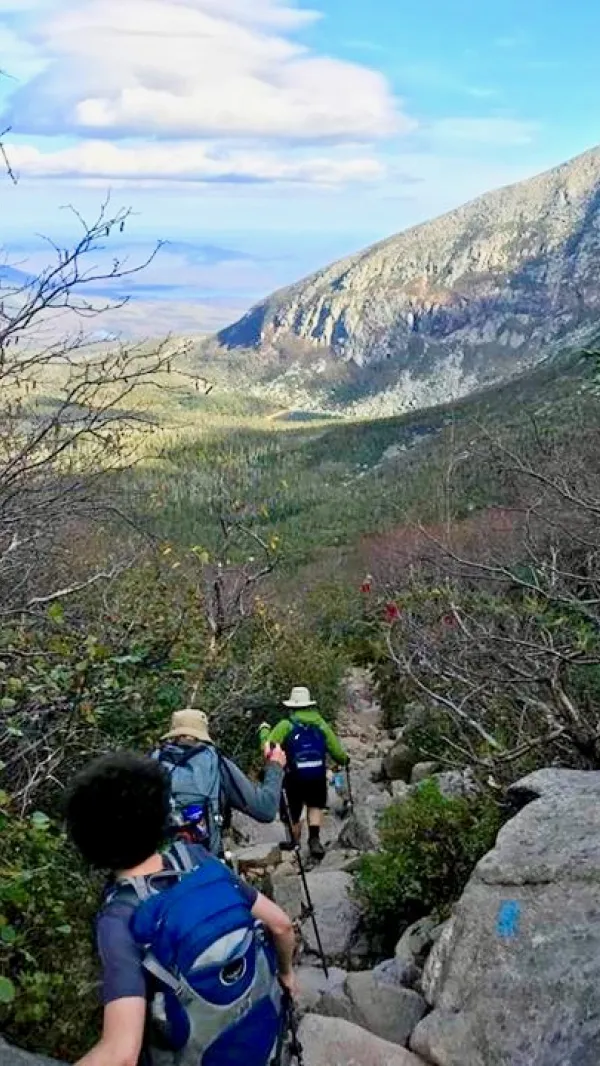 Descending Saddle Trail