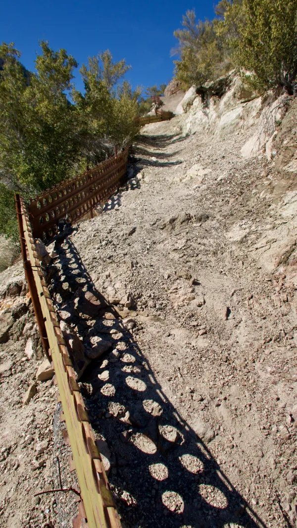 Repaired trail