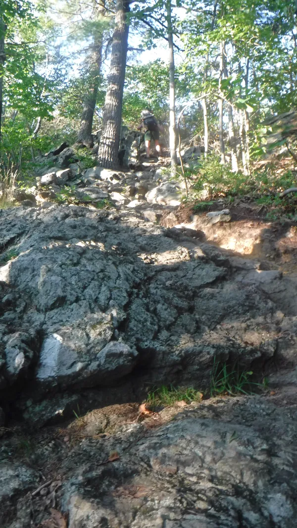 Steep climb