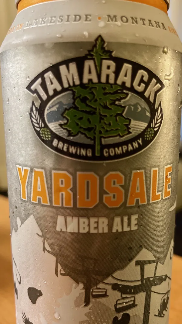 A can of Yardsale beer