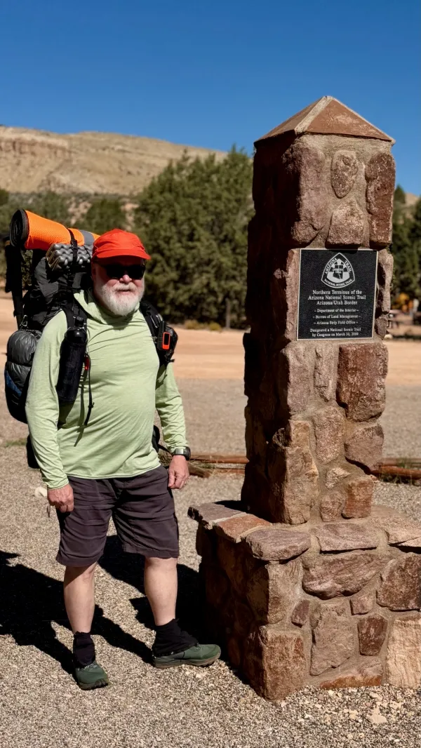 Gravity at the start of the Arizona Trail