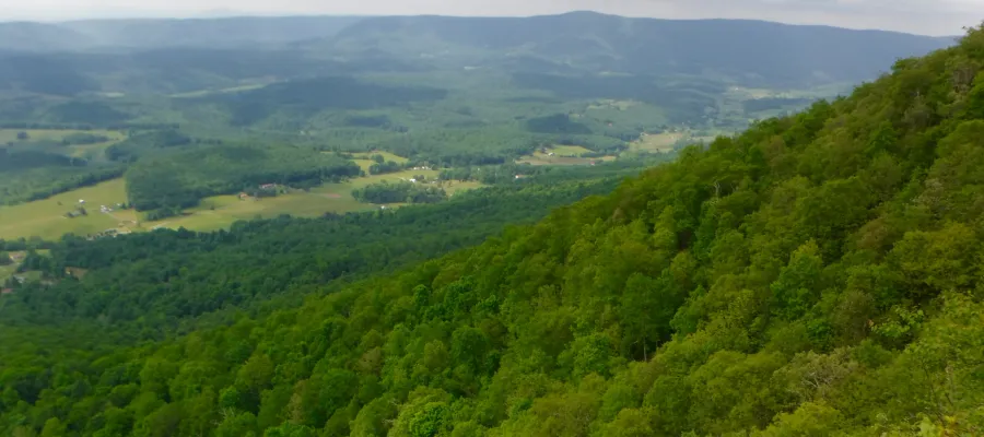 View from Pearis Ledges