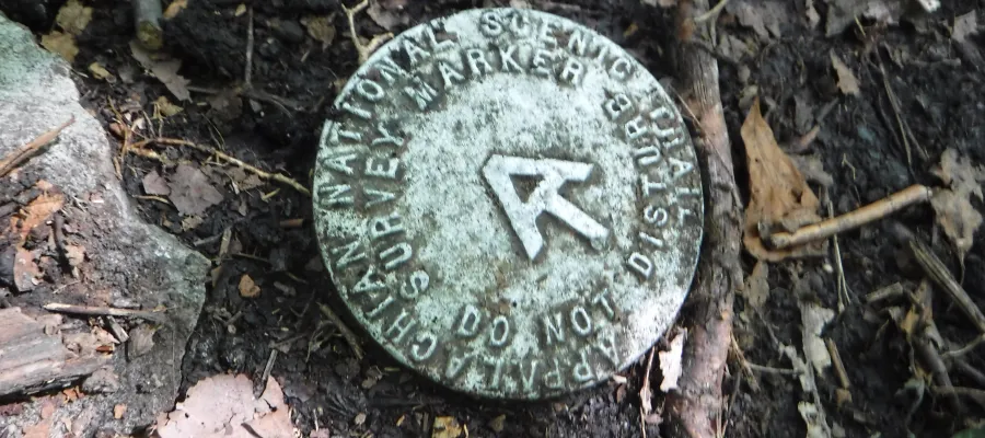 Appalachian Trail marker