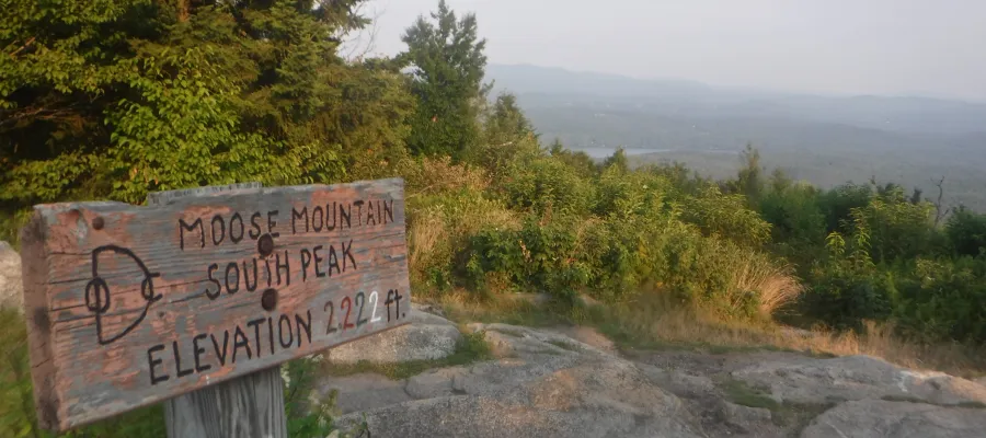 View from Moose Mountain summit