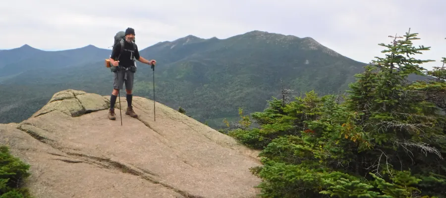 Ralph on rock at Mt. Garfield