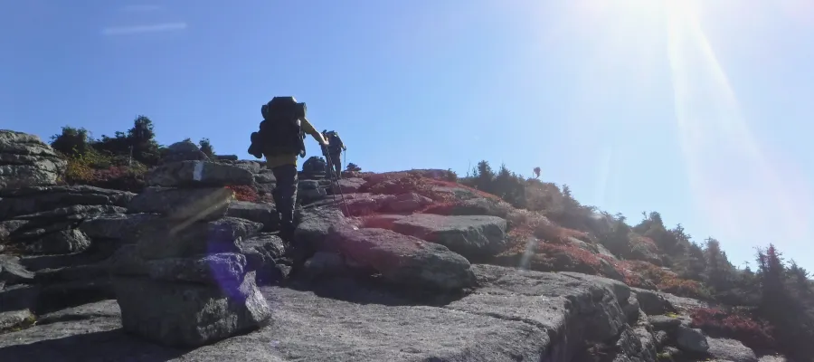 Climbing Baldpate Mountain