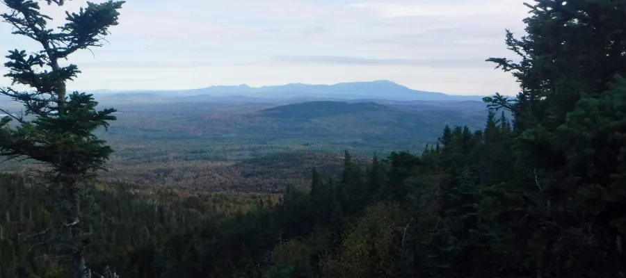 Distant view of Mt. Katahdin