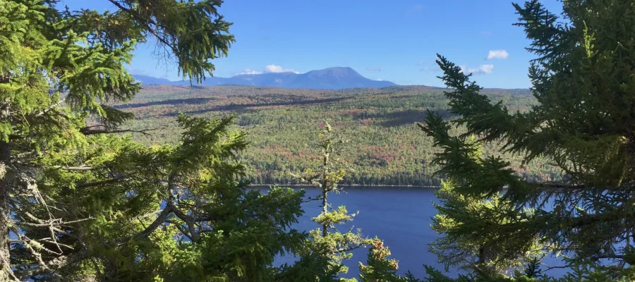 View of Mt. Katahdin from Nesuntabunt Mountain