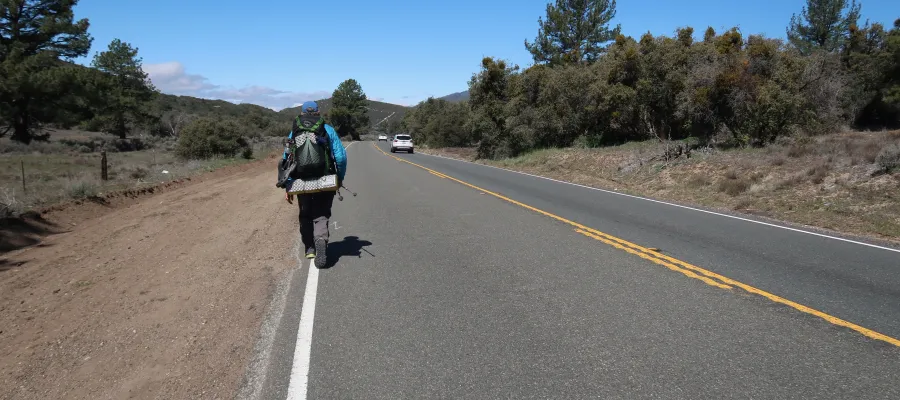 Tengo Hambre walking on Highway 74