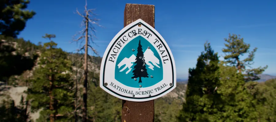 Pacific Crest Trail marker