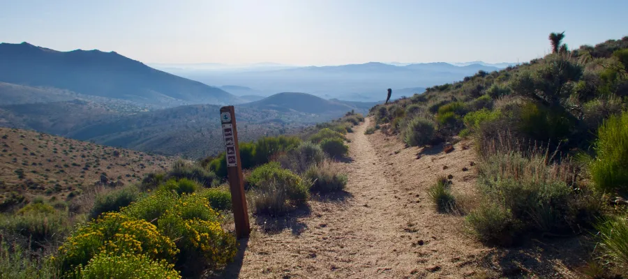 Morning view on the PCT