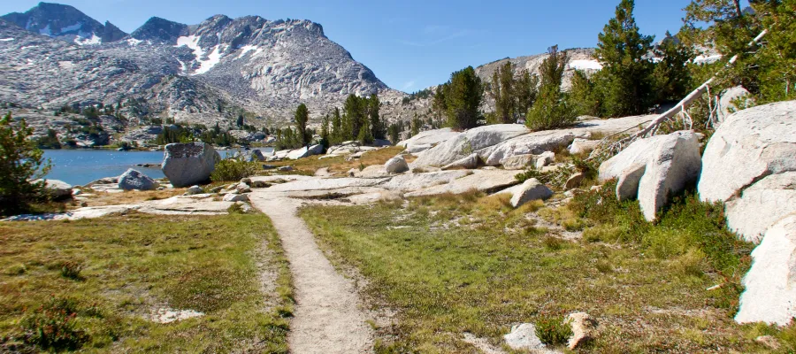 The PCT heads to Marie Lake