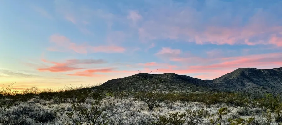 Sunrise in New Mexico